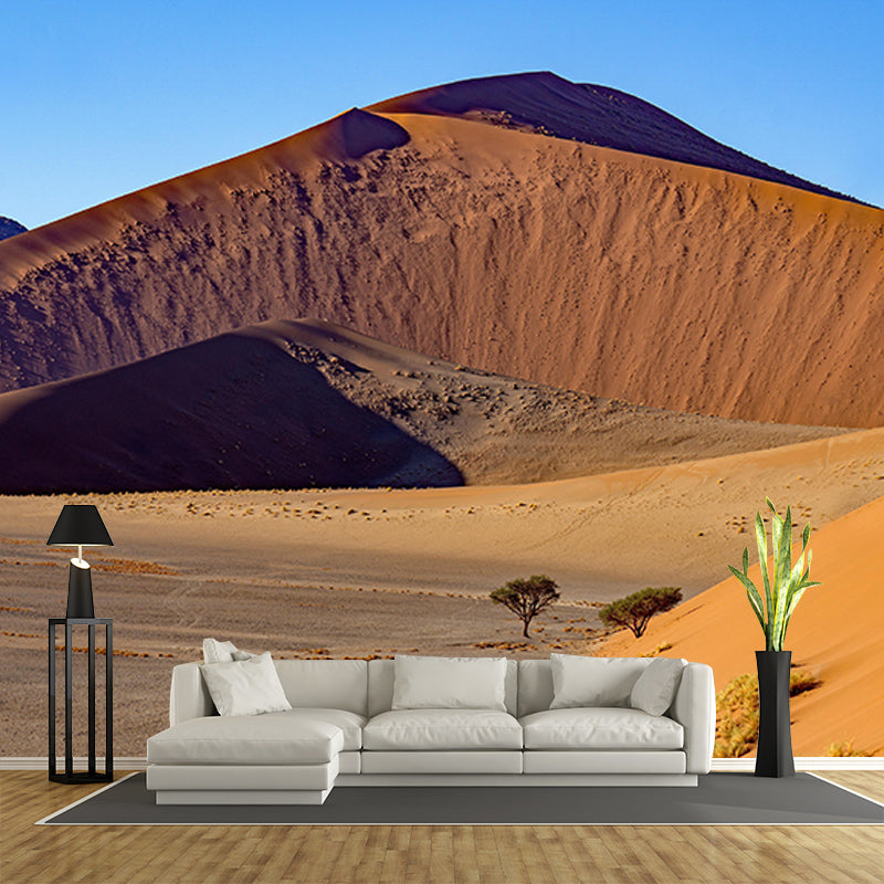 Sitting Room Wall Mural Wallpaper Modern Desert Mildew Resistant Wall Decor