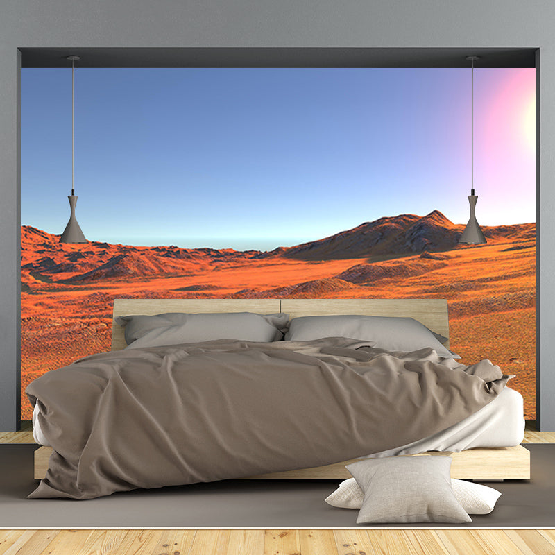 Room Mural Wallpaper Modern Desert Mildew Resistant Wall Decor
