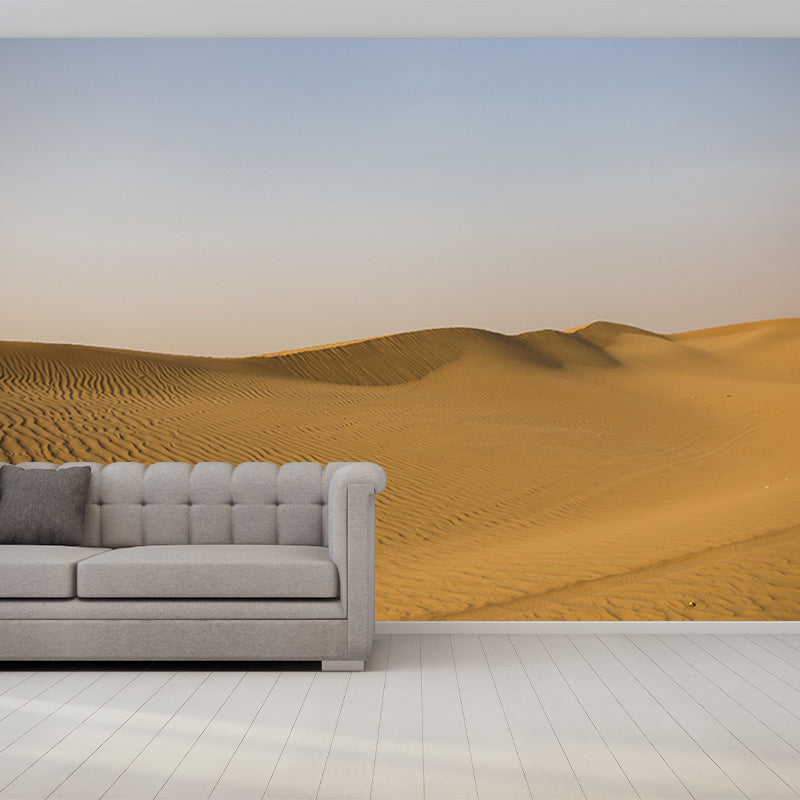 Modern Desert Mural Wallpaper Mildew Resistant Bedroom Wall Decor
