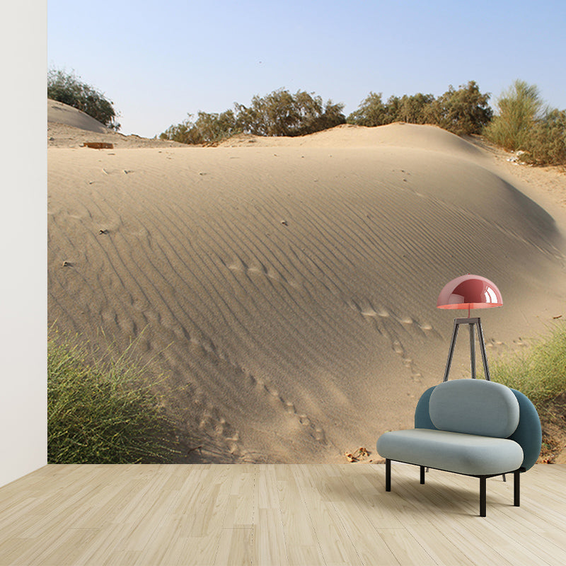 Customized Mural Wallpaper Modern Desert Mildew Resistant Wall Decor