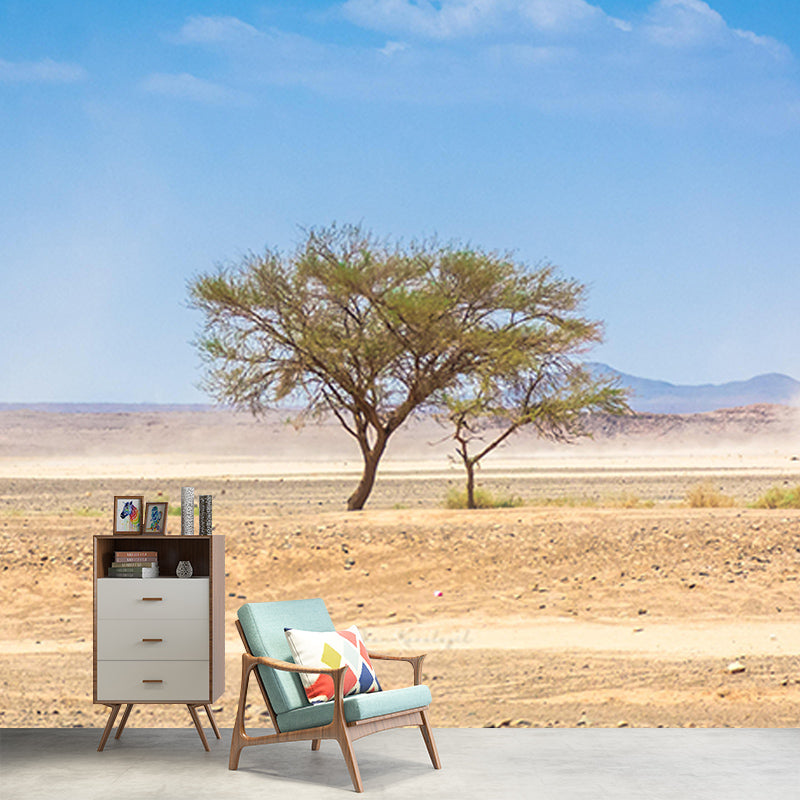 Dining Room Wall Mural Wallpaper Modern Desert Mildew Resistant Wall Decor