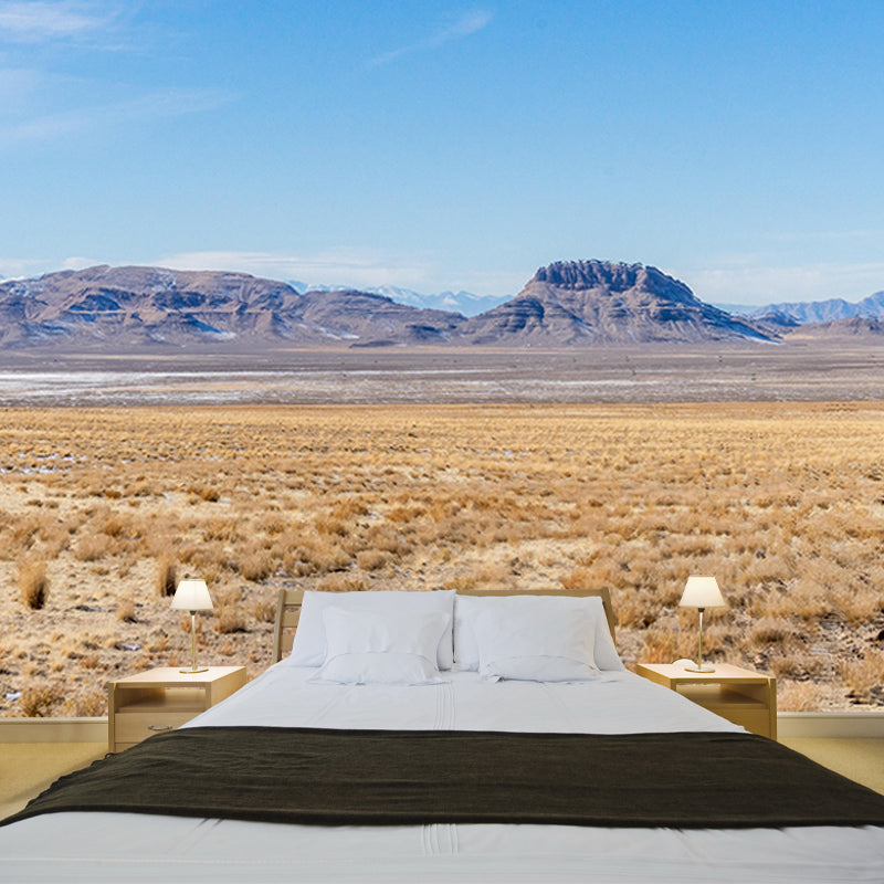 Dining Room Wall Mural Wallpaper Modern Desert Mildew Resistant Wall Decor