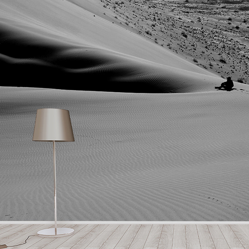 Bedroom Wall Mural Wallpaper Modern Desert Mildew Resistant Wall Decor