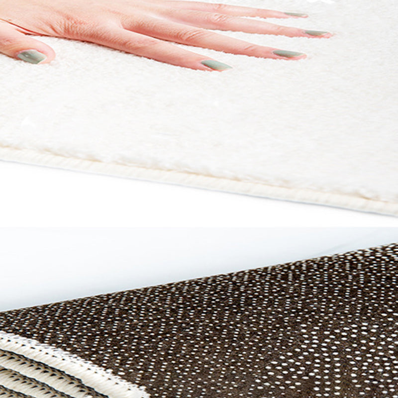 Yellow Casual Carpet Polyester Line Carpet Stain Resistant Carpet for Home Decor