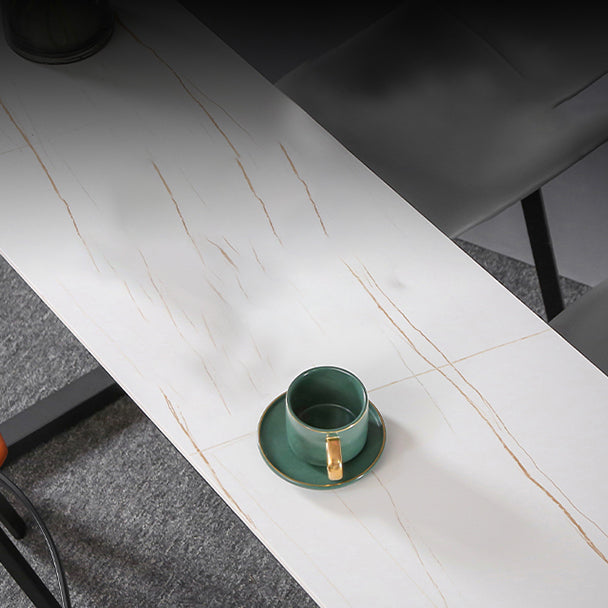 Mesa de altura de la altura de la barra de cocina Mesa de pub rectangular moderno con almacenamiento de vino