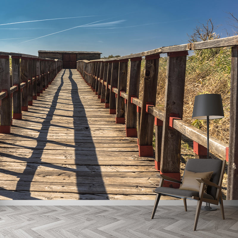 Eco-friendly Space Extension Mural Horizontal Photography for Room