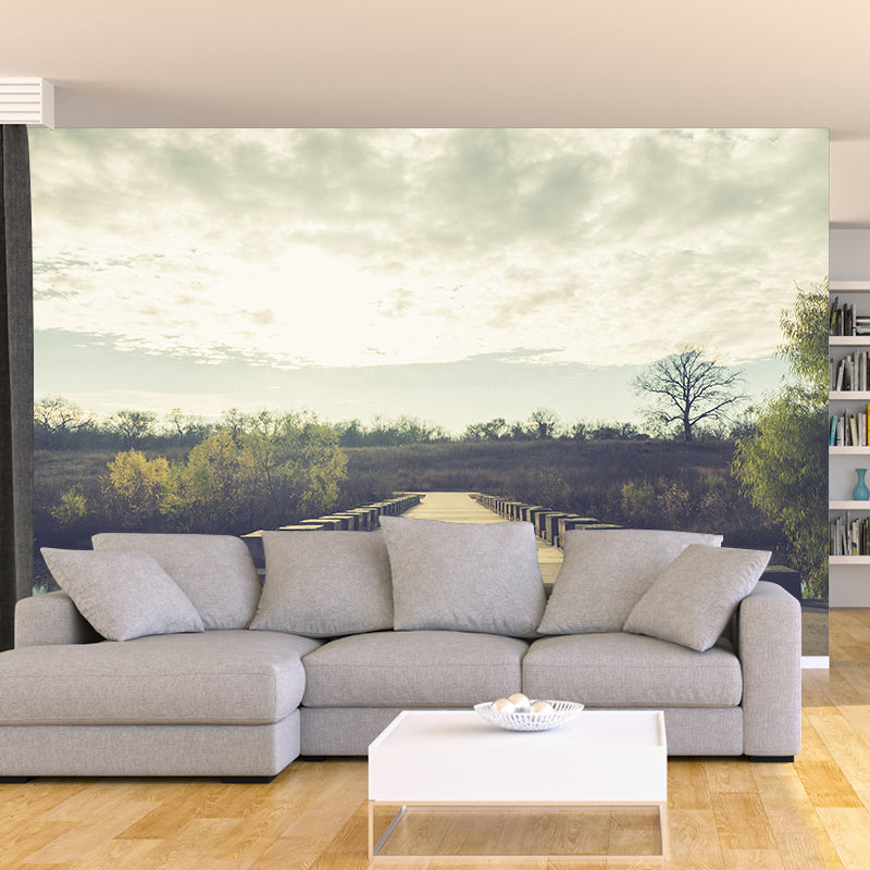 Customized Space Extension Mural Photography Environment Friendly for Bedroom