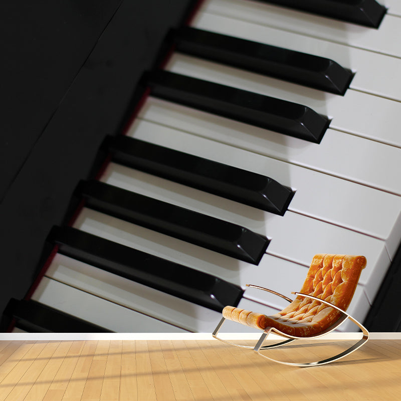 Environment Friendly Piano Mural Photography Decorative for Decoration