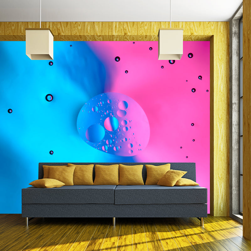 Kleurrijke illustratie muurschildering abstract decoratief milieuvriendelijk voor kamer