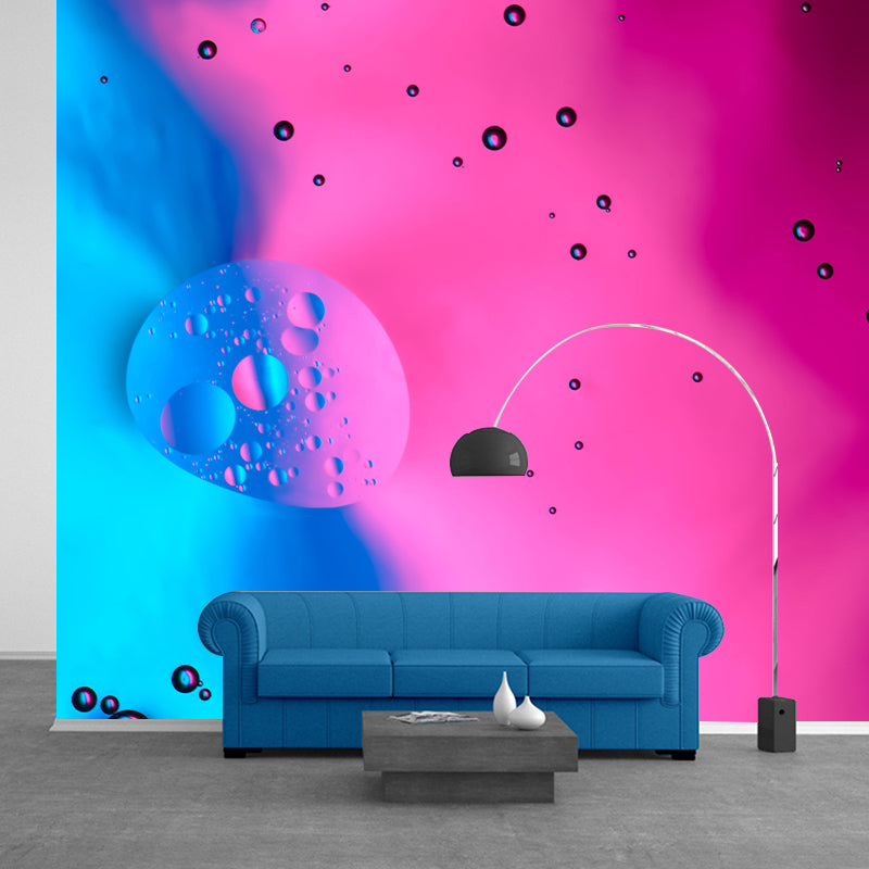 Kleurrijke illustratie muurschildering abstract decoratief milieuvriendelijk voor kamer