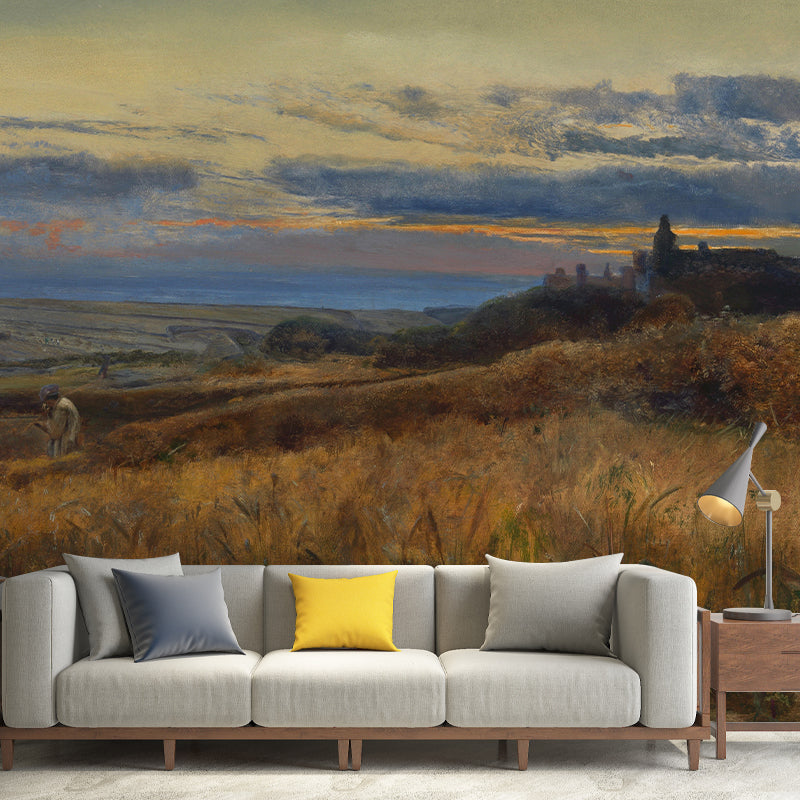 Eco-friendly Illustration Mural Painting Decorative for Room