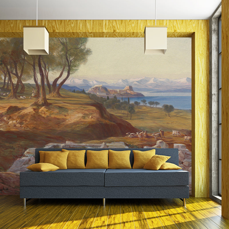 Illustration Painting Wall Mural Decorative Eco-friendly for Wall Decor