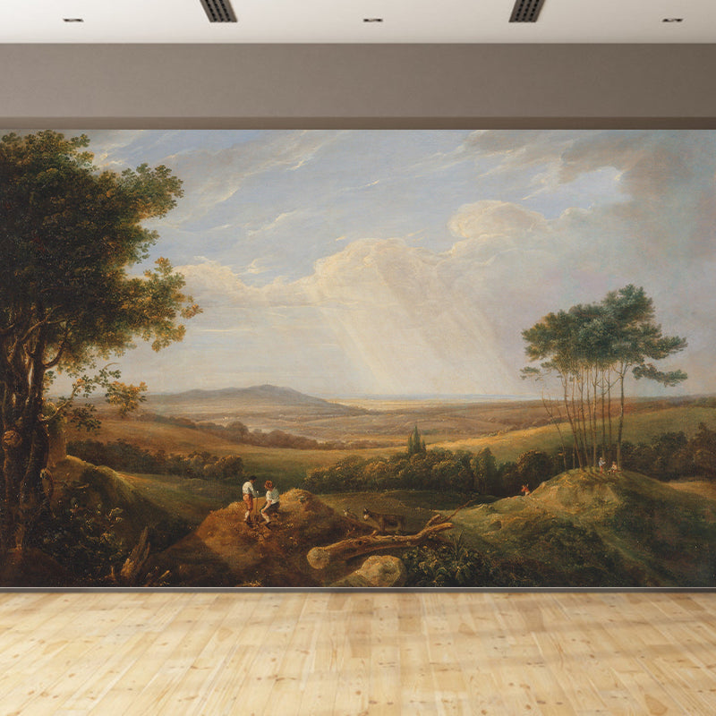 Illustration Painting Wall Mural Decorative Eco-friendly for Wall Decor