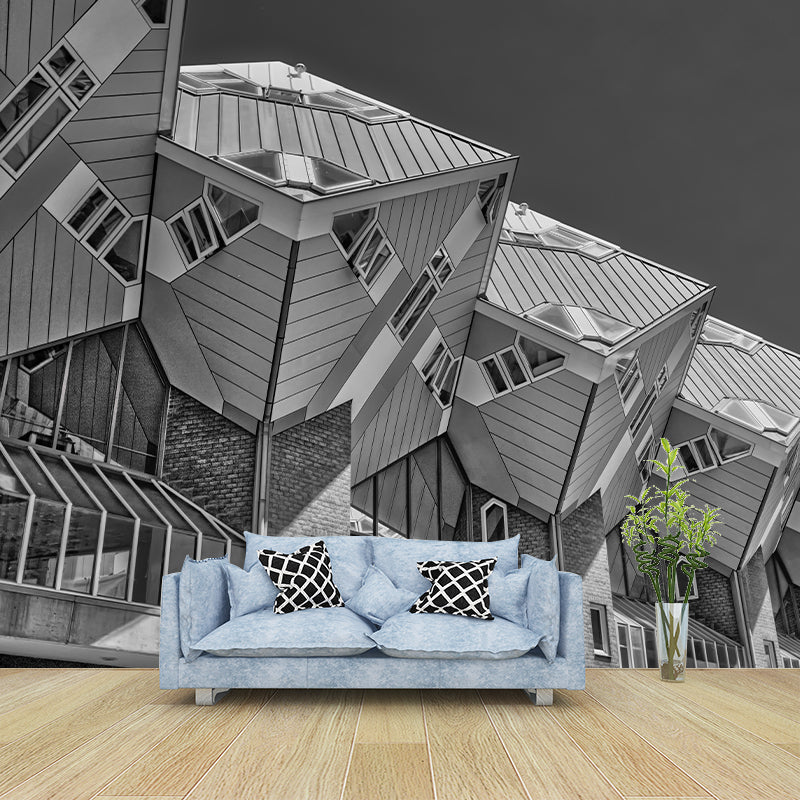 Contemporary Horizontal Photography Wall Mural Architecture Eco-friendly for Room