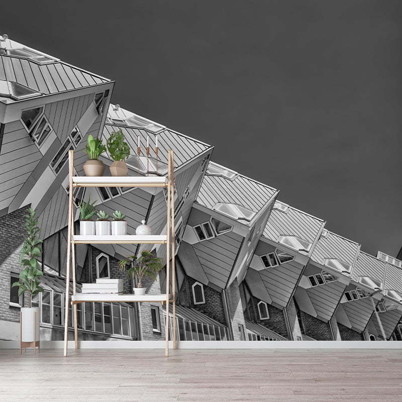 Contemporary Horizontal Photography Wall Mural Architecture Eco-friendly for Room