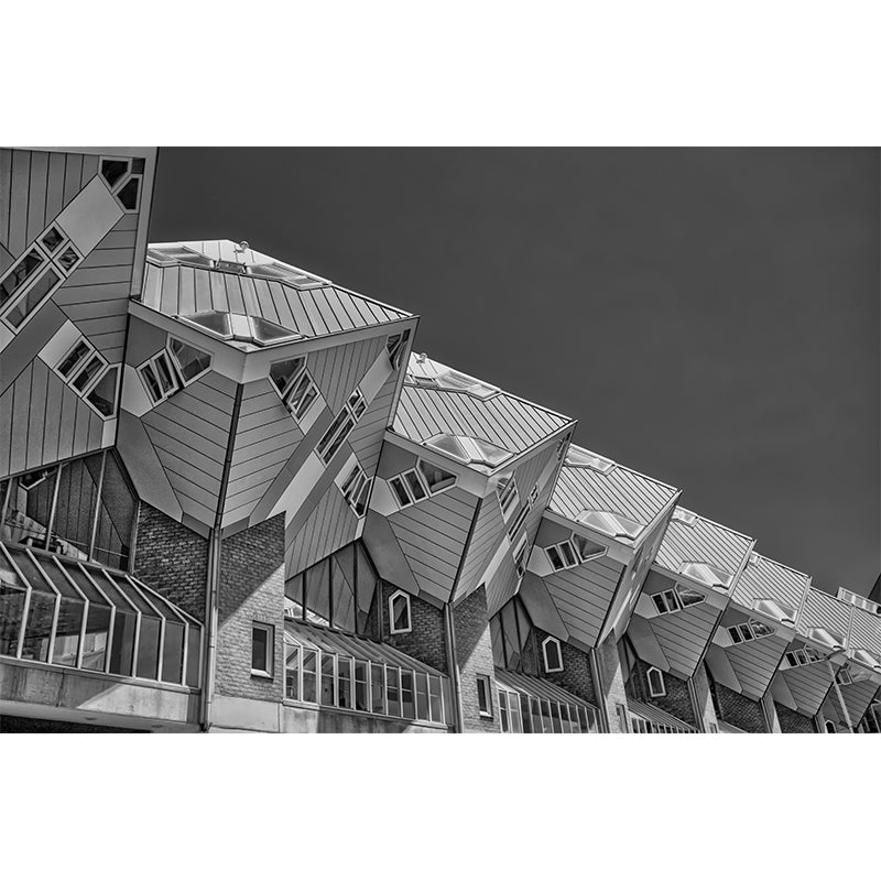 Contemporary Horizontal Photography Wall Mural Architecture Eco-friendly for Room