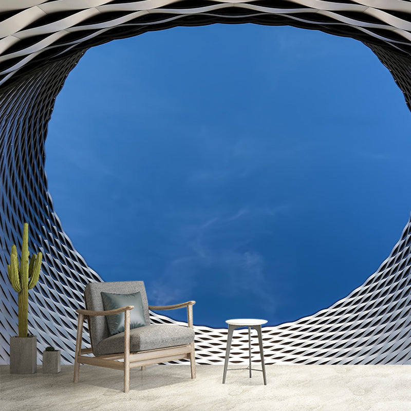 Contemporary Horizontal Photography Wall Mural Architecture Eco-friendly for Room