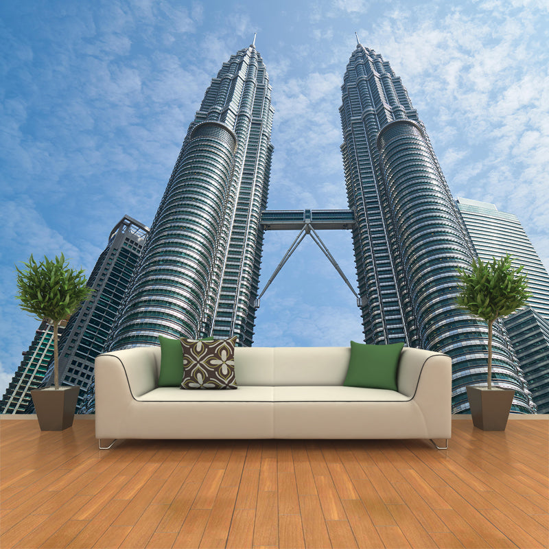 Huge Architecture Photography Mural Decorative Eco-friendly for Room