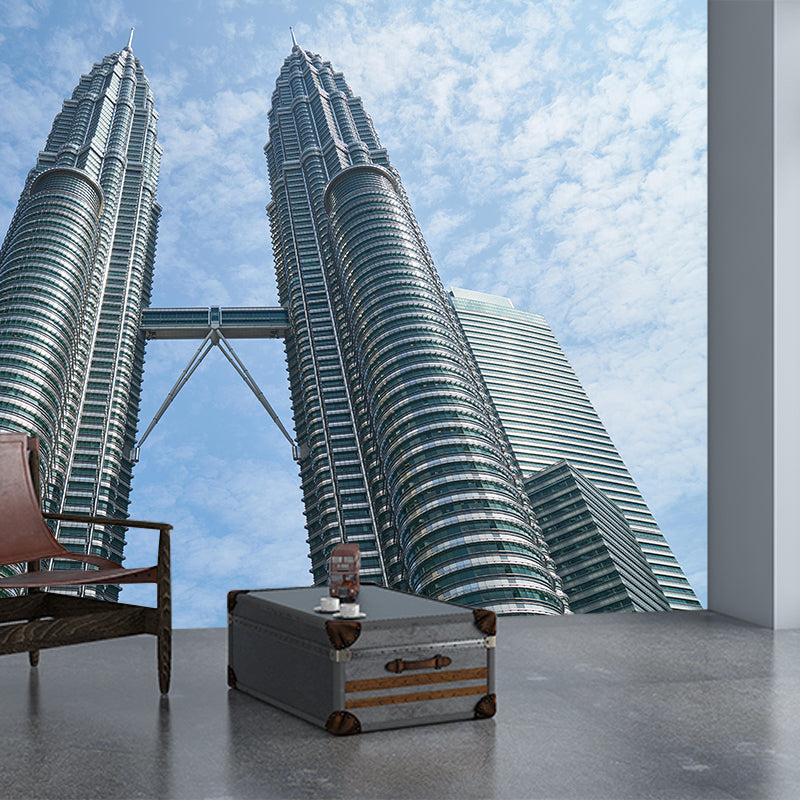 Huge Architecture Photography Mural Decorative Eco-friendly for Room