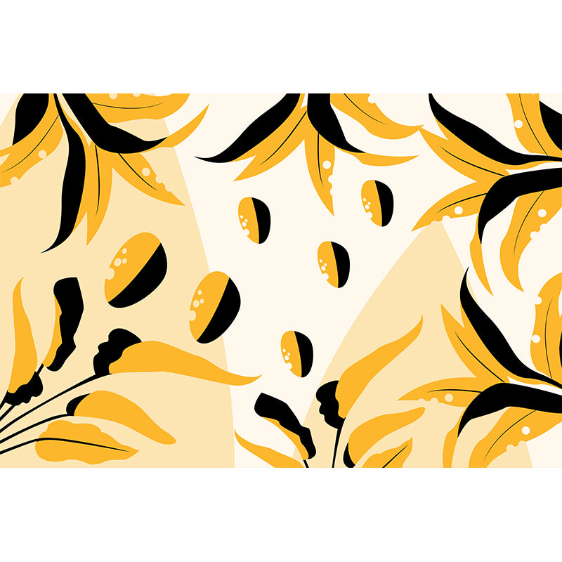 Tropical plant Illustration Mural Decorative Eco-friendly for Home