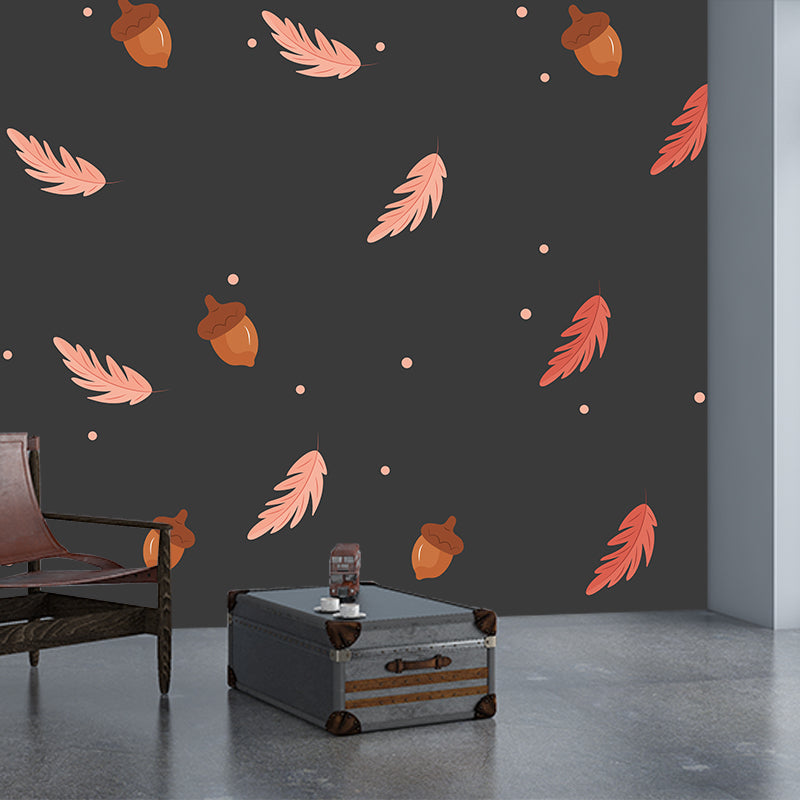 Tropical plant Illustration Mural Decorative Eco-friendly for Home