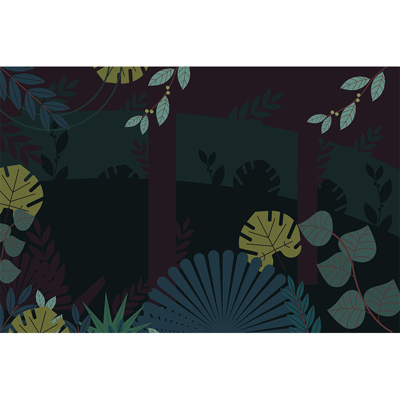 Tropical Plants Mural Decorative Eco-friendly for Home Decor