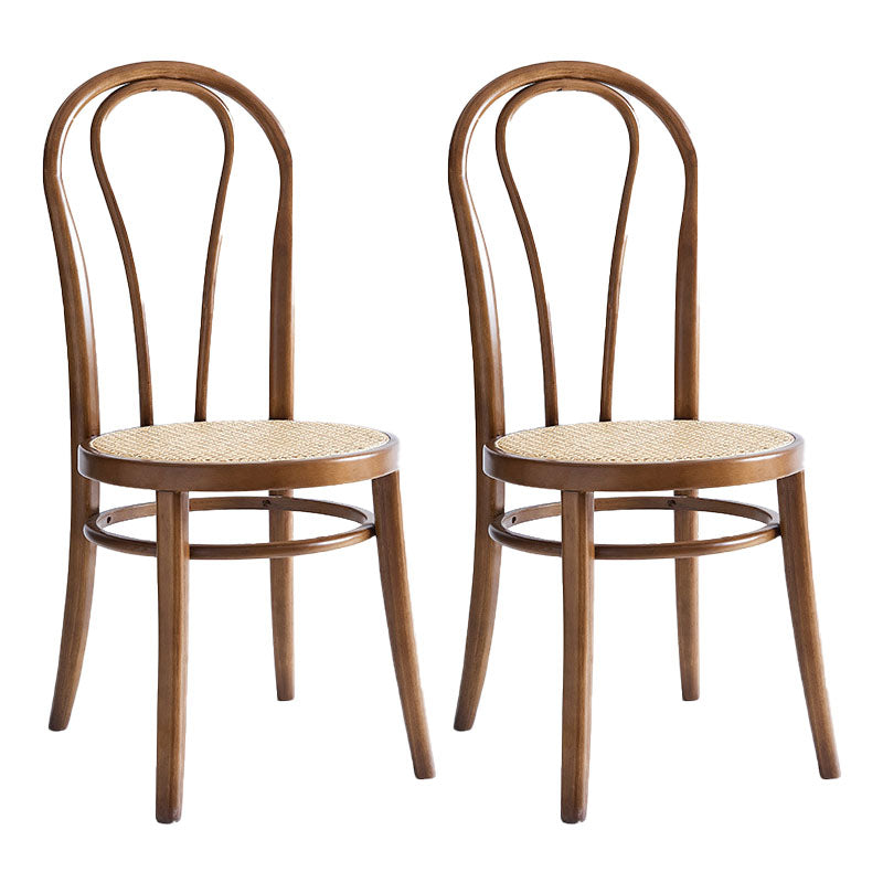 Sillas tradicionales de madera para interiores y exteriores Silla auxiliar con respaldo Windsor