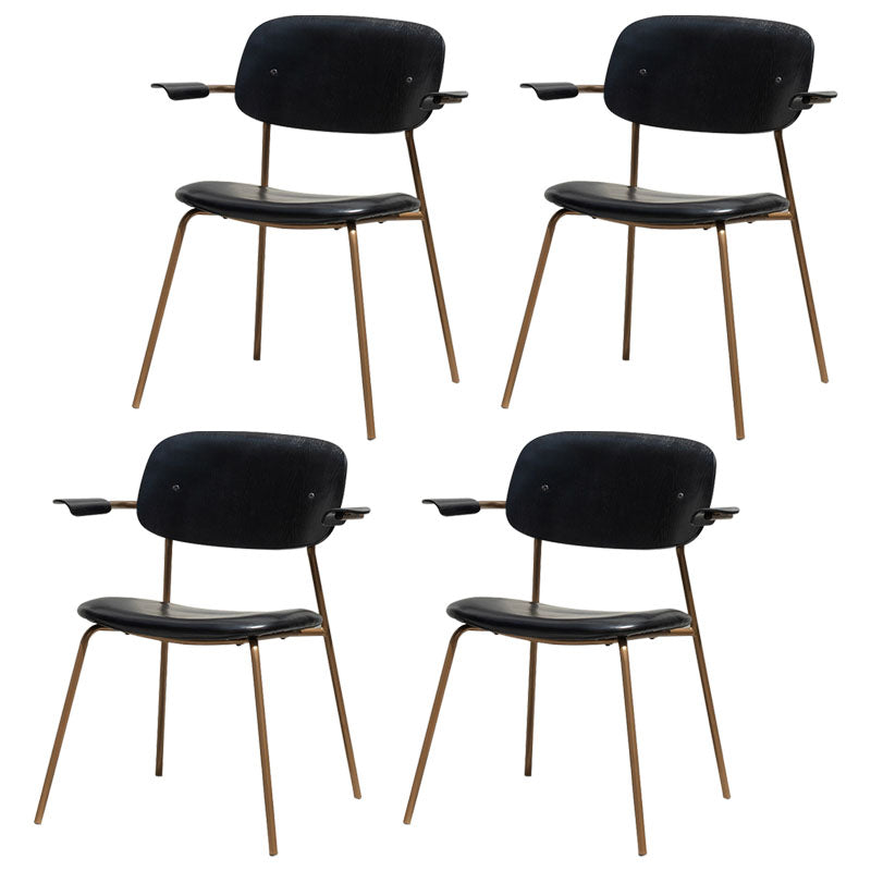 Sillón de comedor contemporáneo de madera maciza, sillón con respaldo abierto para cocina