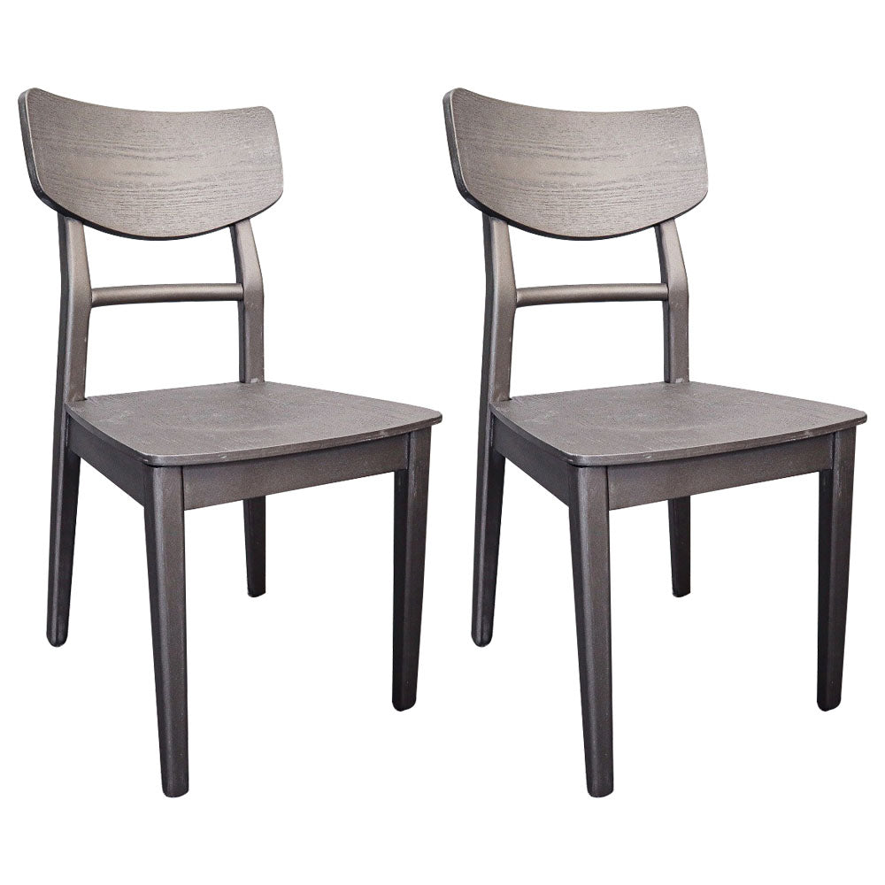Sillas de cocina de madera contemporáneas con respaldo de escalera, silla lateral de comedor