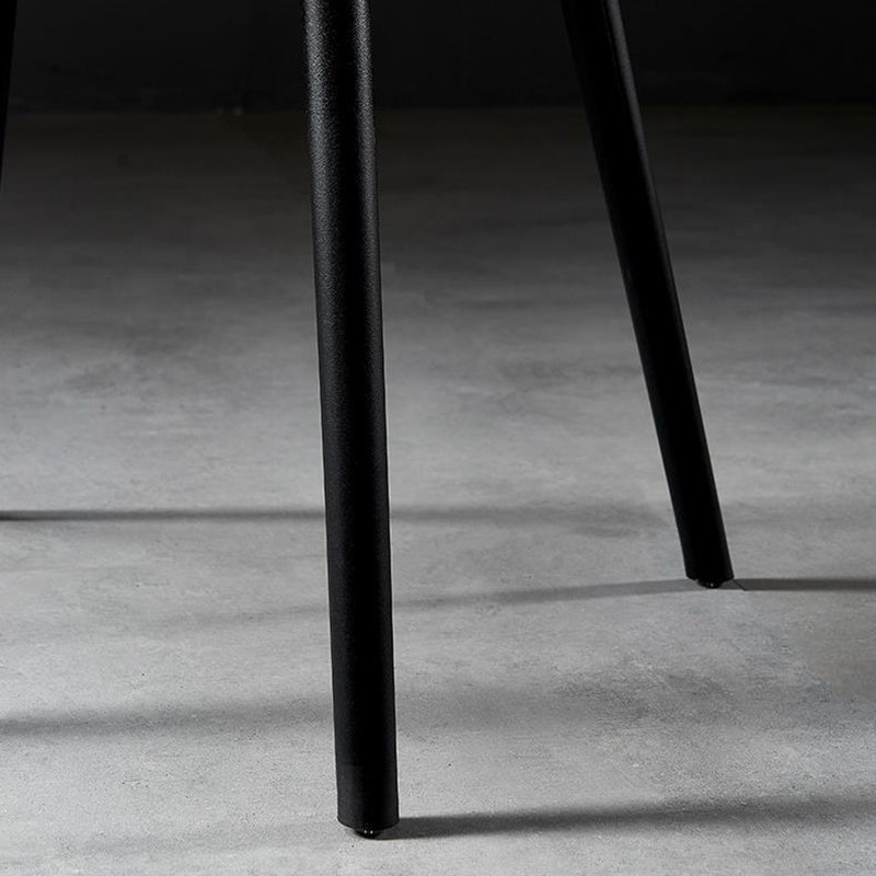 Sillón de metal contemporáneo para interiores y exteriores, sillón con respaldo abierto