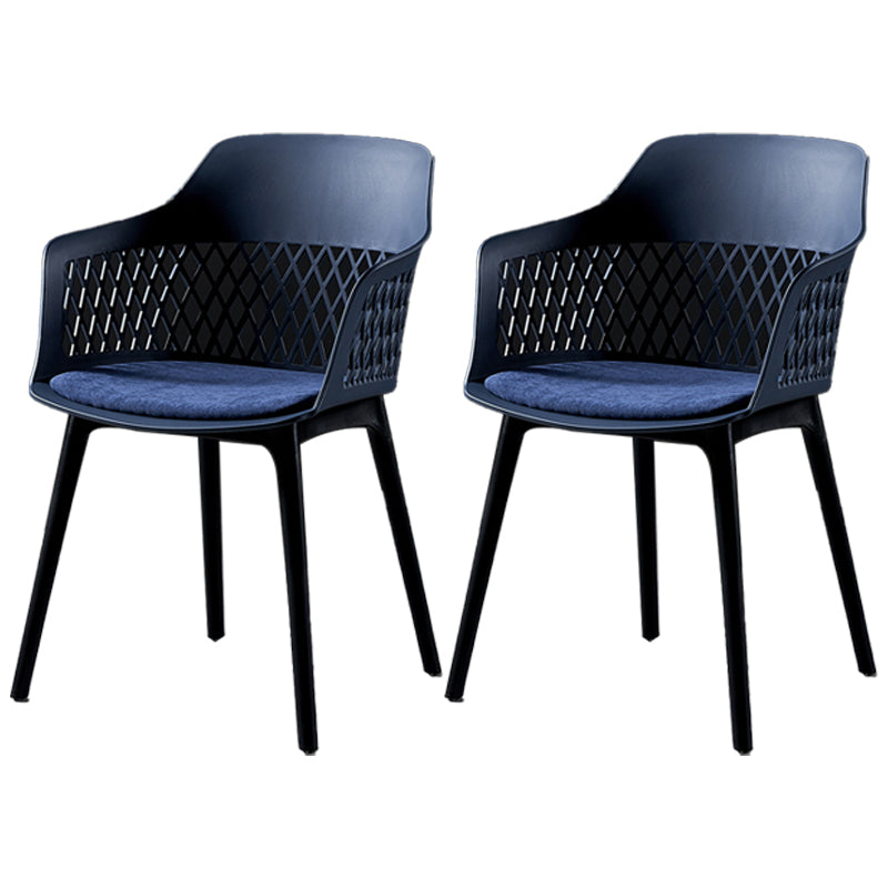Sillón de metal contemporáneo para interiores y exteriores, sillón con respaldo abierto