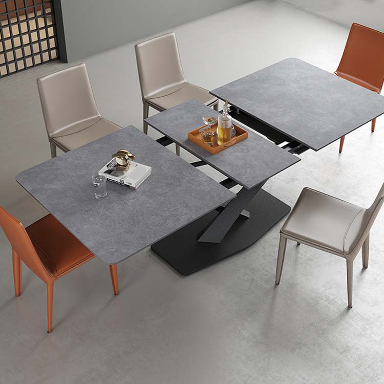 Leather Contemporary Dining Side Chair Kitchen Parsons Dining Chair