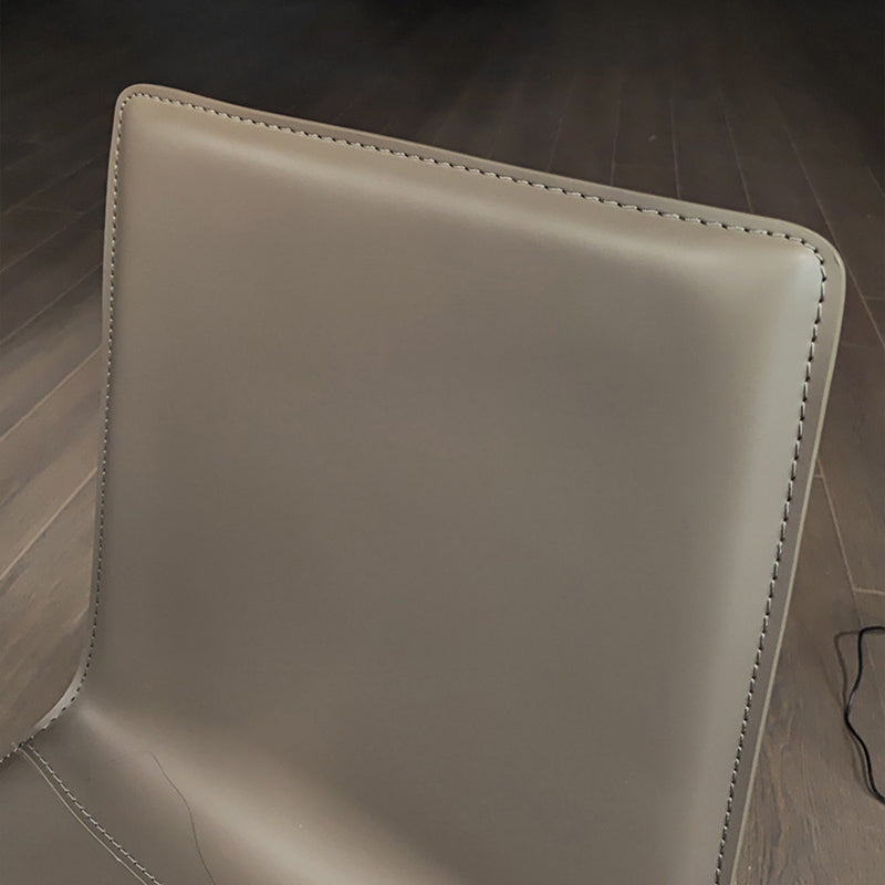 Leather Contemporary Dining Side Chair Kitchen Parsons Dining Chair