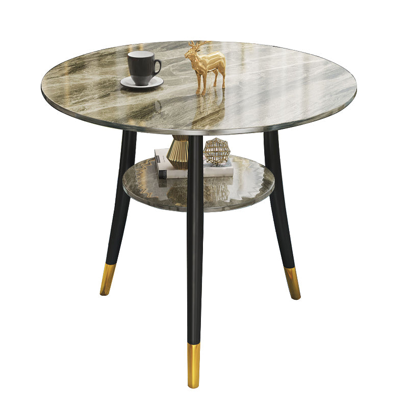 Round Dining Site Table Traditional Luxury 4-foot Stone Home Furniture
