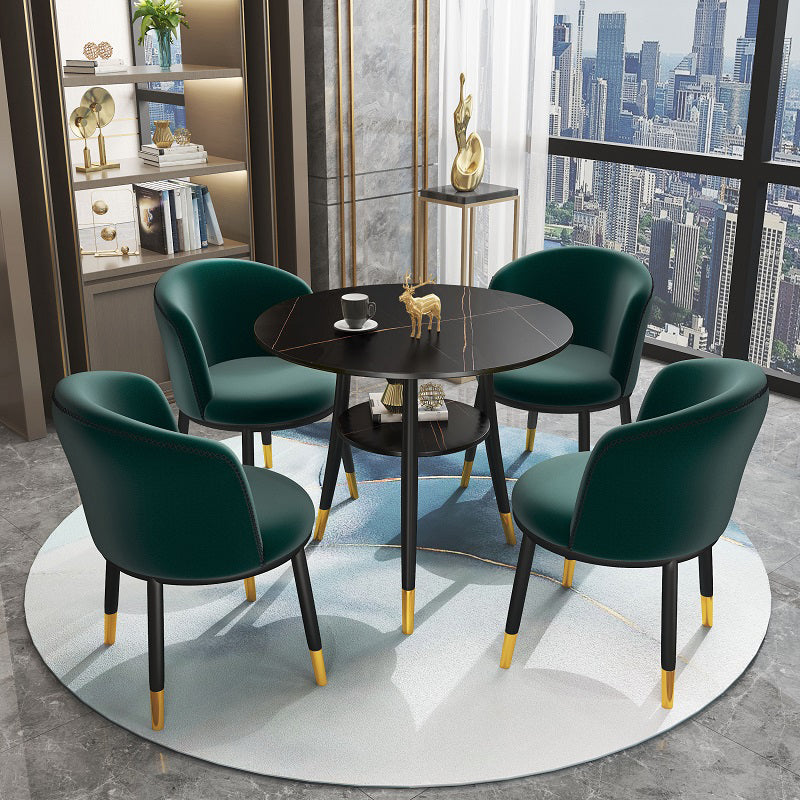 Round Dining Site Table Traditional Luxury 4-foot Stone Home Furniture