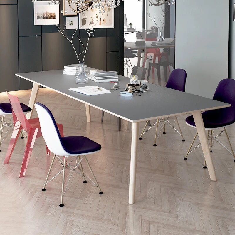 Rectangle 4 Legs Furniture Solid Wood Simplicity Table for Dining Room