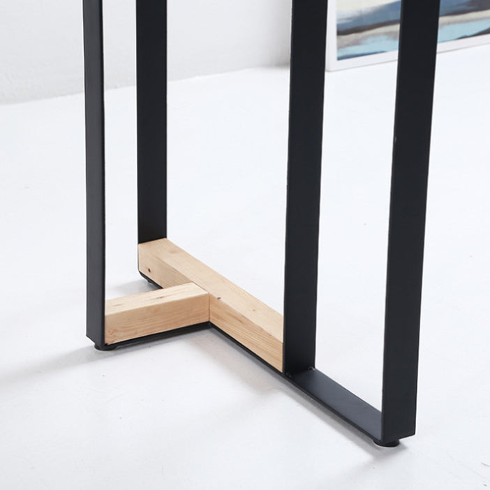 Industrialstil Essstandort Tisch Massivholz Doppelpodestmöbel