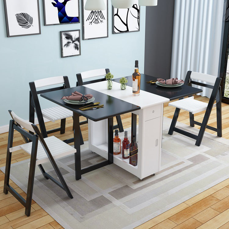 Mesa de comedor Mid-Century de 52,75 pulgadas, mesa rectangular de madera maciza para uso doméstico (solo mesa)