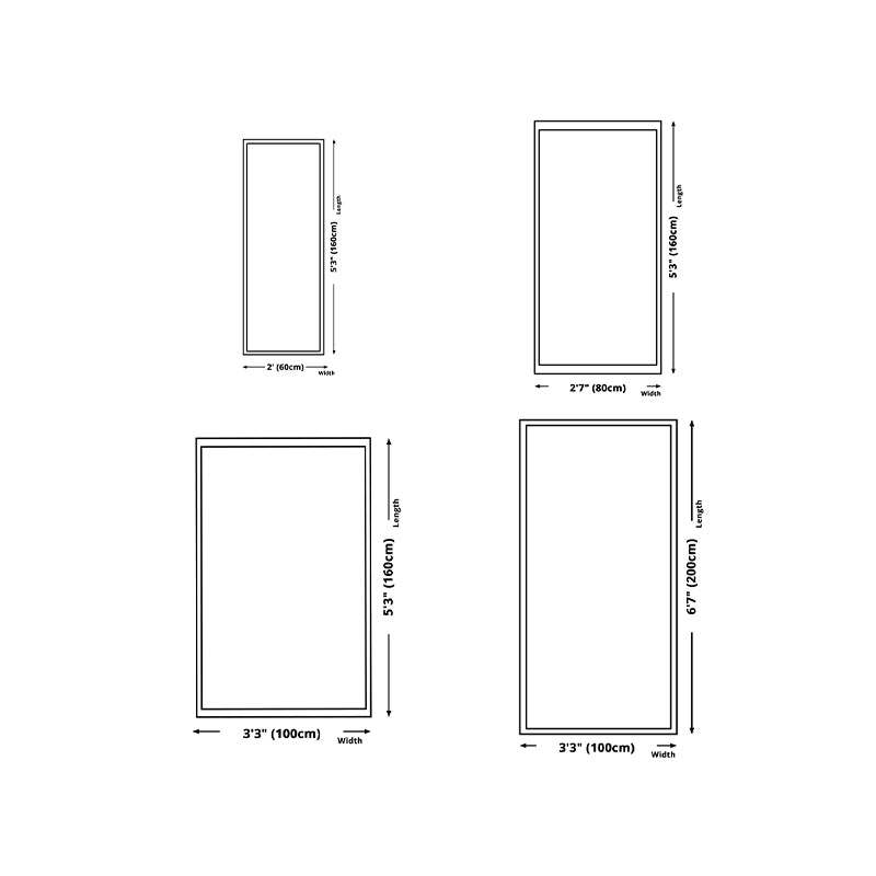 Light Color Modern Rug Polyester Rug Non-Slip Backing Rug for Home Decoration