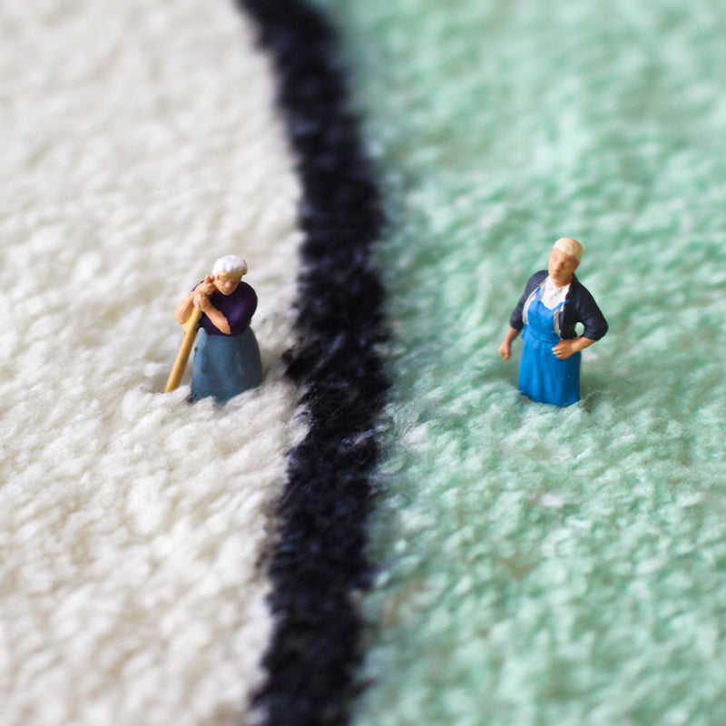 Light Color Abstract Carpet Polyester Modern Carpet Washable Carpet for Living Room