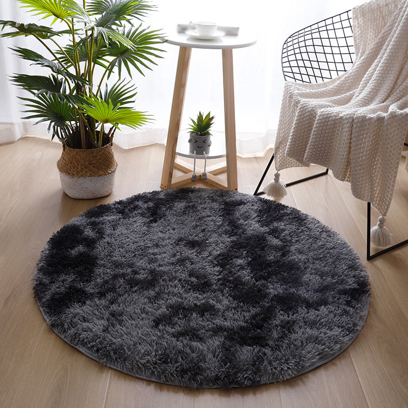 Round Area Rug Polyester Tapijt binnen Tapijt voor slaapkamerdecoratie