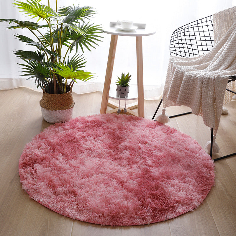 Round Area Rug Polyester Tapijt binnen Tapijt voor slaapkamerdecoratie