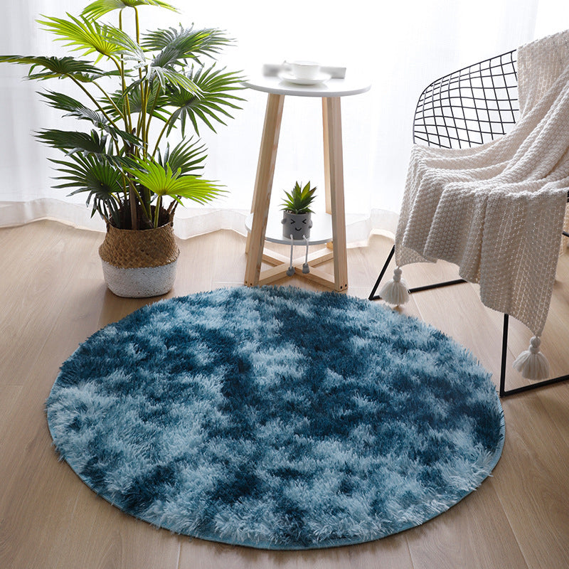 Round Area Rug Polyester Tapijt binnen Tapijt voor slaapkamerdecoratie