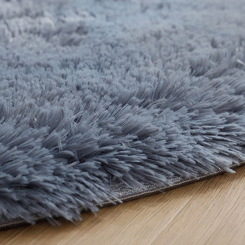 Alfombra de lujos de peluche alfombra antideslizante de la alfombra del área de cuidado fácil de lavado para dormitorio para dormitorio
