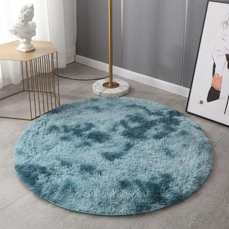 Alfombra de lujos de peluche alfombra antideslizante de la alfombra del área de cuidado fácil de lavado para dormitorio para dormitorio