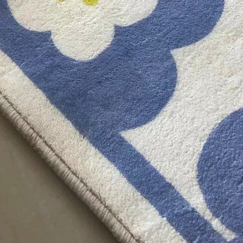 Brauner zeitgenössischer Teppich Polyester Farbe Klumpen Teppich nicht rutscher Backing Teppich für Wohnkultur