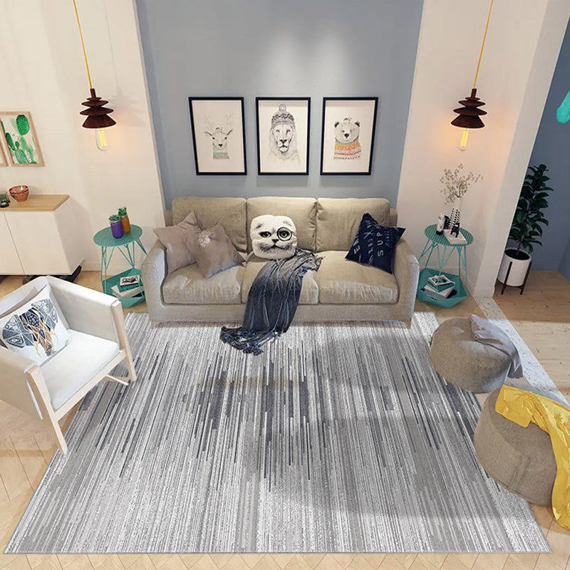 Light Brown Color Piece Area Rug Polyester Modern Rug Washable Rug for Drawing Room