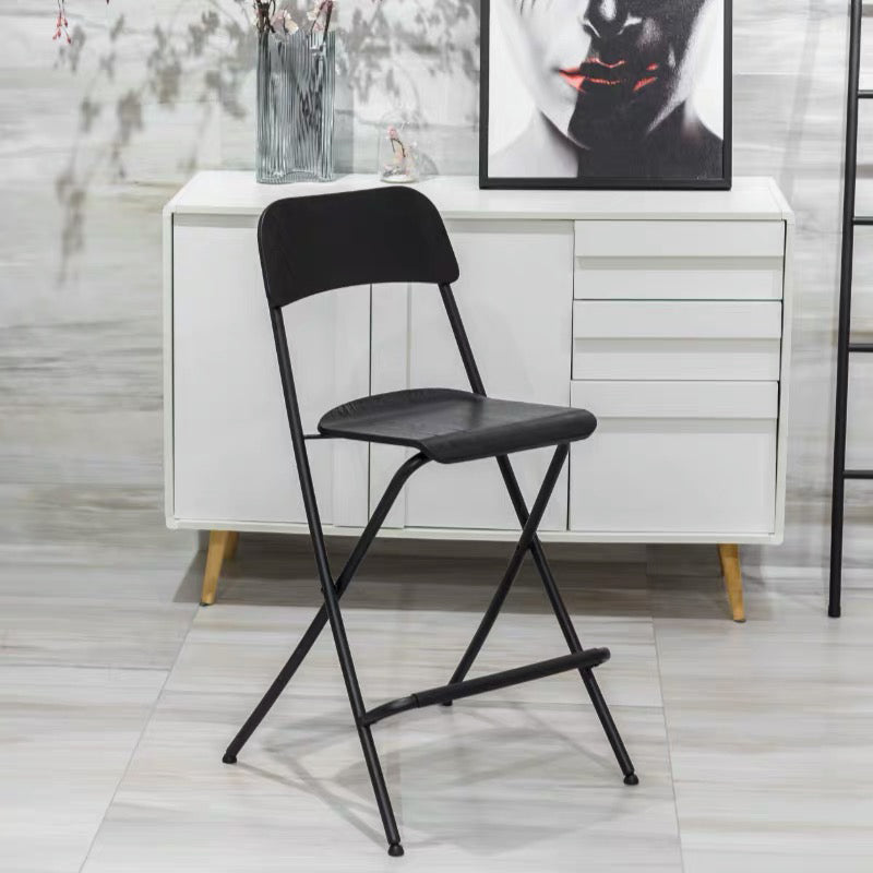 Nordischer Stahl einfacher Klappstange 29 "H Birch Tallhocker, 1 Stück