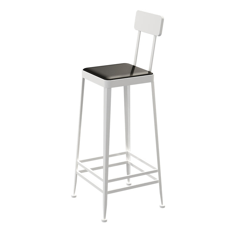 Nordic Style Barstool Indoor Metal 4 Legs Bar Stool for Coffee Shop
