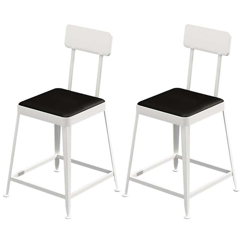 Nordic Style Barstool Indoor Metal 4 Legs Bar Stool for Coffee Shop